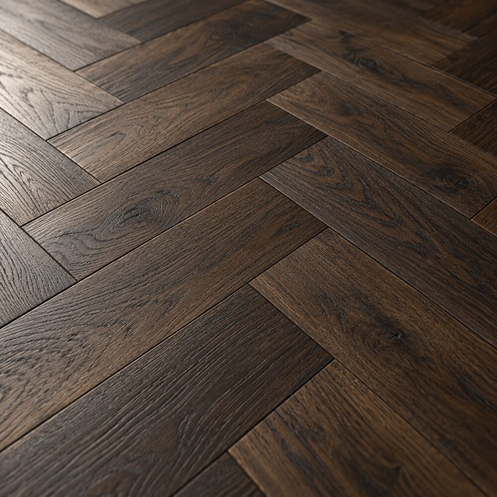 Smoked oak, close-up